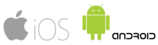 Loghi iOS e android